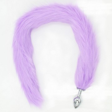 L size Metal Butt plug  stimulation Anal Tail 